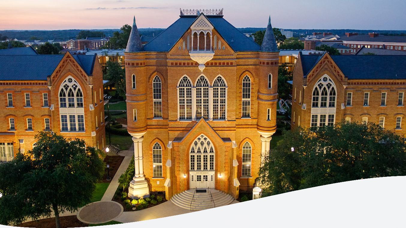 Clark Hall at sunset